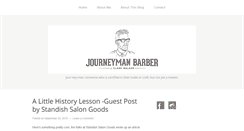 Desktop Screenshot of journeymanbarber.com